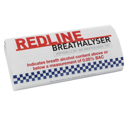 10 x REDLINE Disposable Personal-Use Breathalyser