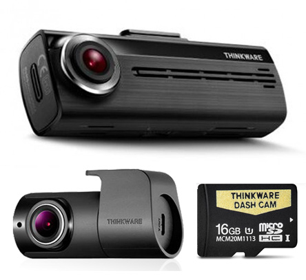 Thinkware F200K 1080P HD Dash Cam & Rear Camera - 16GB