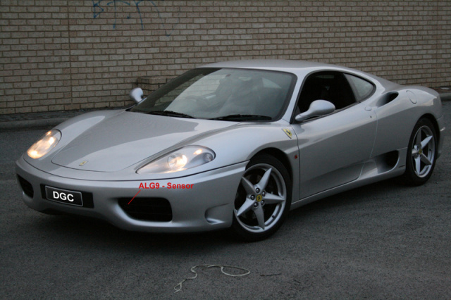 ALG9 Front Sensor on Ferrari 360 Modena