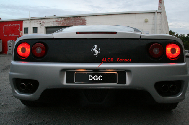 ALG9 Rear Sensor on Ferrari 360 Modena